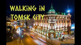 Walking  in Tomsk City - Siberia   4K