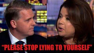 Ana Navarro SCREAMS at Scott Jennings defends Bidens Lies and STORMS off the SET on LIVE TV