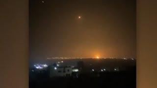 Raw video  Iran attack on Israel in Umm Al-Fahm