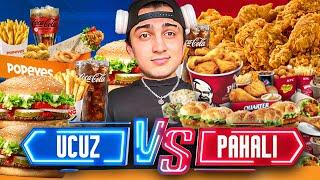 EN UCUZ VS EN PAHALLI MENÜLER BURGER KING - MC DONALDS - POPEYES - KFC