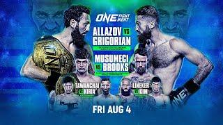 ONE Fight Night 13 Allazov vs. Grigorian