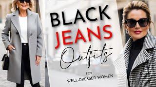 7 Classic Ways to Wear Black Jeans