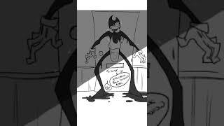 Bendy Meets His Rival  Bendy And The Dark Revival Comic Dub #shorts