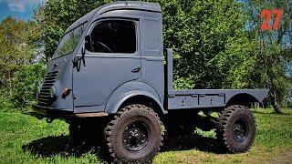Restoration COMPLETED - First TEST Renault R2087 4x4 pick-up from 1960 - Part 27
