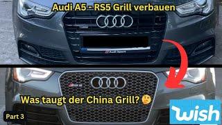 Audi A5 Kühlergrill wechseln - RS5 Umbau - 2.0 TDI - B8 - Waben Grill - #diy #automobile #audi