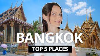 TOP 5 PLACES in BANGKOK THAILAND Travel Guide 2024