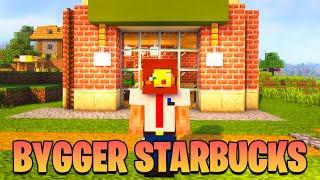 Bygger Starbucks i Minecraft