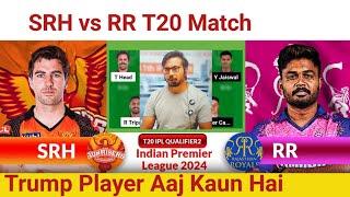 SRH vs RR  PredictionSRH vs RR TeamHyderabad vs Rajasthan IPL T20 Match