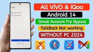 All Vivo & iQoo Frp bypass Android 14 Without Pc  Latest Update 2024.