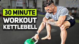 30-Minute Kettlebell Full Body Strength-Building Workout