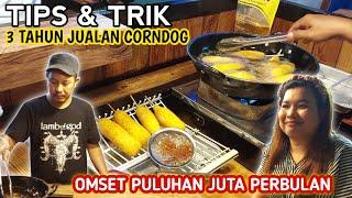 TIPS & TRIK JUAL CORNDOG PINGGIR JALAN RATUSAN TUSUK HABIS SEKALI JUALAN 