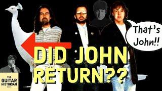 Did JOHN LENNONS GHOST visit The Beatles in 1995?