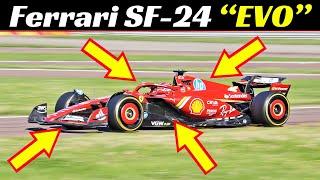 NEW Ferrari SF-24 EVO B-Version testing with Charles Leclerc at Pista di Fiorano - May 10 2024