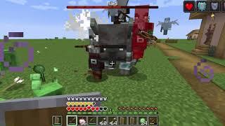 Minecraft Raid on Hard difficulty