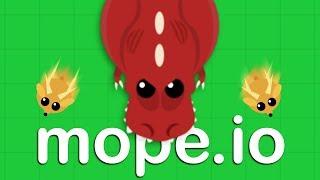 HUGE NEW GIANT T-REX DESTROYS EVERYTHING - Mope.io Gameplay