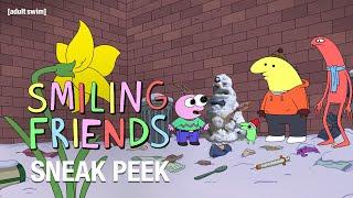Smiling Friends  Season 2  Pim Finally Turns Green - Sneak Peek  Adult Swim UK 