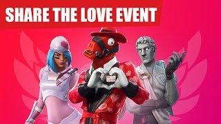 Fortnite - Share the Love Event Info & Support A Creator Code