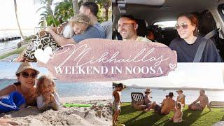 WEEKEND IN NOOSA VLOG  FAMILY BEACH GETAWAY