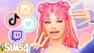 Recreating ICONIC SOCIAL MEDIA PLATFORMS as characters in the Sims 4 CAS