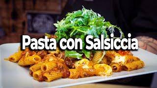 Pasta con Salsiccia Rezept  Nudeln mit italienischer Bratwurst  Rezeptvideo by Bernd Zehner