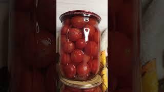 Заготовка на зиму томаты Черри