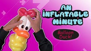 Creating a balloon animal duck - An Inflatable Minute
