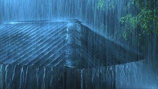  Heavy Rain on a Metal Roof to Sleep Instantly Rain Sounds & Thunderstorm for Sleeping at Night