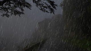 Sleep Easily In Under 3 Minutes - The Sound Of Rain And Thunder In A Foggy Forest At Night