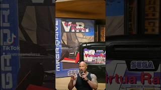 The Rock respects Virtua Racing #therock #virtuaracing #segagenesis #sega #megadrive #retrogaming