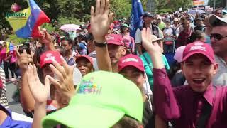 Marcha del 1ro de Mayo Trabajadores de Ipostel