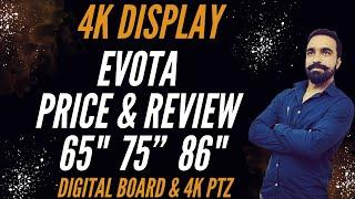 Evota Interactive Touch Display Panel Best Digital Board in India Unboxing Budget Board  in 2024