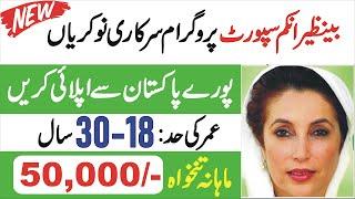 Benazir Income Support Programme BISP Govt Jobs 2023