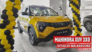 All new 2024 Mahindra XUV 3x0 ax7L most  detailed walkaround   top model   Citrine Yellow