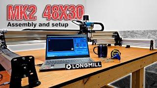 Building and setting up the LongMill MK2 CNC machine