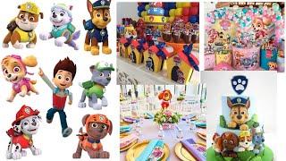 IDEAS fiesta TEMÁTICA PAW PATROLdecoración fiesta infantil la patrulla caninapaw patrol niña ‍