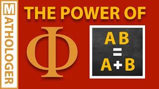 Way beyond the golden ratio The power of AB=A+B Mathologer masterclass