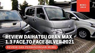Review Daihatsu Gran Max Minibus 1.3 Face to Face Warna Silver Terbaru 2021 - 9 Penumpang