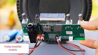 Trolley module - Bluetooth USB FM SD card and ECHO MIC with 7 Watt Audio Amplifier module