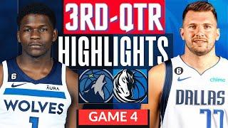 Minnesota Timberwolves vs. Dallas Mavericks - Game 4 Highlights 3rd-QTR  WCF  2024 NBA Playoffs