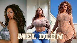 Mel.Dlgn Plus size Model instagram star Tiktok Star Bio & Wiki #curvymodel #instamodel