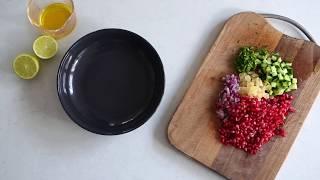 Halloumi with Pomegranate & Pineapple Salsa Recipe - The Good Oil