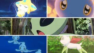 Celebi  Jirachi  Manaphy  Phione  Shaymin - All moves in Pokémon - The Mythical Pokémon Part 2