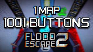 This Flood Escape 2 Map has 1001 Buttons  Straight Run Crazy by kirbpoyo3YT