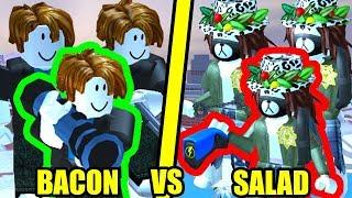 ULTIMATE SALAD HAIRS vs BACON HAIRS  Roblox Jailbreak Ultimate Escape