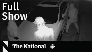 CBC News The National  Car theft crackdown