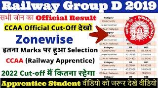 Railway Group D Previous Year Cutoff 2018   Railway Group D CCAA Railway Apprentice Cutoff Marks