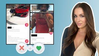 Reacting To Dating Profiles- How To Get MORE Matches & Biggest Mistakes Guys Make  Courtney Ryan