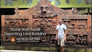 16.5 Large Wall Panel of 6 Scenes of Buddhas Life www.lotussculpture.com