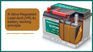 A Valve Regulated Lead Acid VRLA battery