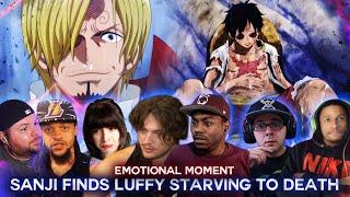 Sanji Finds Luffy Starving To Death  Reaction Mashup